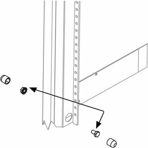 Legrand Av -  Middle THRD GANGING HDWR 10 RKS RACK ACCESSORIES GANG-10T