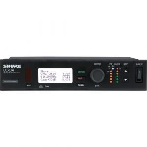 Shure Digital Wireless Receiver - 470 MHz to 534 MHz Operating Frequency - 25 kHz - 328.08 ft Operating Range ULXD4=-G50 - ULXD4=-G50