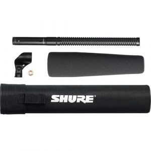 Shure VP89M Wired Condenser Microphone - Hyper-cardioid/Lobar - Shotgun, Boom, Shoe Mount, Camera Mount - XLR VP89M - VP89M