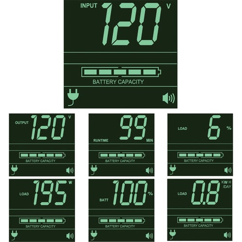 Eaton Tripp Lite Series TAA-Compliant SmartPro 120V 3kVA 2.25kW Line-Interactive Sine Wave UPS, 2U Rack/Tower, Extended Run, Pre-Installed WEBCARDLX Network Interface, LCD, USB, DB9 Serial - 2U Rack-mountable, - SM3000RM2UNTAA - Image 7