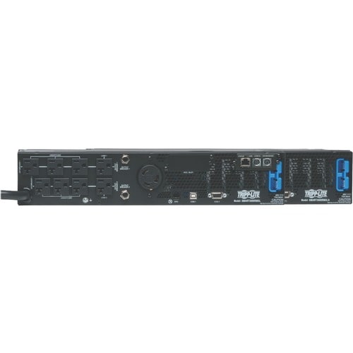 Eaton Tripp Lite Series TAA-Compliant SmartPro 120V 3kVA 2.88kW Line-Interactive Sine Wave UPS, 2U Rack/Tower, Extended Run, Pre-Installed WEBCARDLX Network Interface, LCD, USB, DB9 Serial - 2U Rack-mountable, - SM3000RMXLNTAA - Image 3