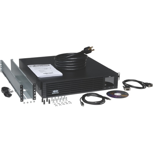 Eaton Tripp Lite Series TAA-Compliant SmartPro 120V 3kVA 2.88kW Line-Interactive Sine Wave UPS, 2U Rack/Tower, Extended Run, Pre-Installed WEBCARDLX Network Interface, LCD, USB, DB9 Serial - 2U Rack-mountable, - SM3000RMXLNTAA - Image 6