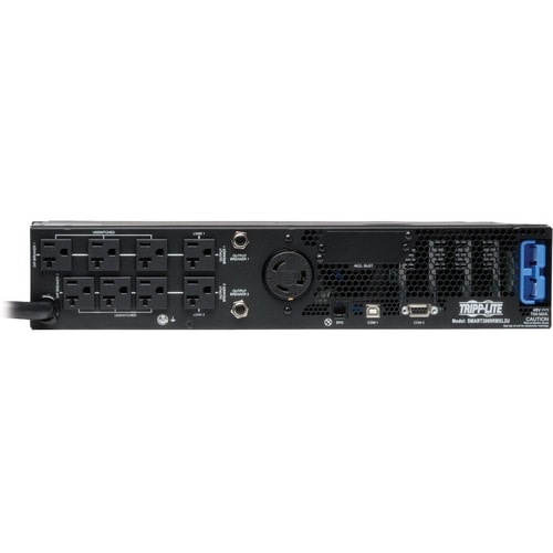 Eaton Tripp Lite Series TAA SmartPro 120V 3kVA 2.25kW Line-Interactive Sine Wave UPS, 2U, Extended Run, Network Card Options, LCD, USB, DB9 - 2U Rack/Tower - 3.50 Minute - SM3000RM2UTAA - Image 3