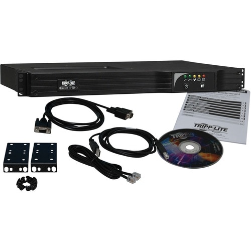 Eaton Tripp Lite Series TAA SmartPro 120V 1kVA 800W Line-Interactive Sine Wave UPS, 1U Rack/Vertical, Network Card Options, USB, 6 Outlets - 1000 VA/800 W - 4 Minute - SM1000RM1UTAA - Image 3