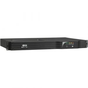 Eaton Tripp Lite Series TAA SmartPro 120V 1kVA 800W Line-Interactive Sine Wave UPS, 1U Rack/Vertical, Network Card Options, USB, 6 Outlets - 1000 VA/800 W - 4 Minute - SM1000RM1UTAA