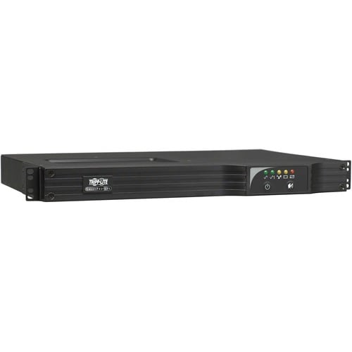 Eaton Tripp Lite Series TAA SmartPro 120V 1kVA 800W Line-Interactive Sine Wave UPS, 1U Rack/Vertical, Network Card Options, USB, 6 Outlets - 1000 VA/800 W - 4 Minute - SM1000RM1UTAA