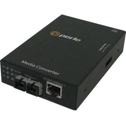 S-1110-M1SC05U MEDIA CONVERTER 100/1000 MM BIDI 1310/1550NM5K - 5040874