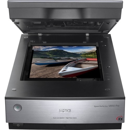 Epson Perfection V850 Pro Flatbed Scanner - 6400 dpi Optical - 48-bit Color - 16-bit Grayscale - Desktop - USB B11B224201 - Image 2