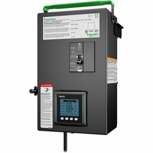 PB BUSWAY TAP OFF UNIT 208V W/ METER 1X2 POLE 3 WIRE 20A L1-L2 3FT - PBP4A12L620ABM1