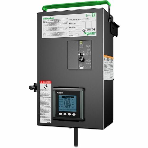 PB BUSWAY TAP OFF UNIT 208V W/ METER 1X2 POLE 3 WIRE 20A L2-L3 3FT - PBP4A12L620BCM1