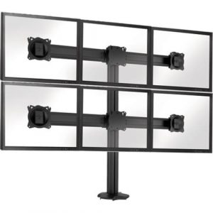 Chief KONTOUR K3G320S Desk Mount for Flat Panel Display - Black - Height Adjustable - 30" Screen Support - 75 x 75, 100 x 100 - VESA Mount - K3G320S