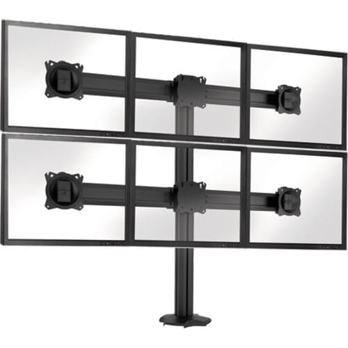 Chief KONTOUR K3G320S Desk Mount for Flat Panel Display - Black - Height Adjustable - 30" Screen Support - 75 x 75, 100 x 100 - VESA Mount - K3G320S