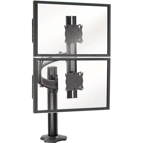 Chief KONTOUR K4G610B Desk Mount for Flat Panel Display - Black - 19" to 24" Screen Support - 90 lb Load Capacity - 75 x 75, 100 x - K4G610B - Image 2