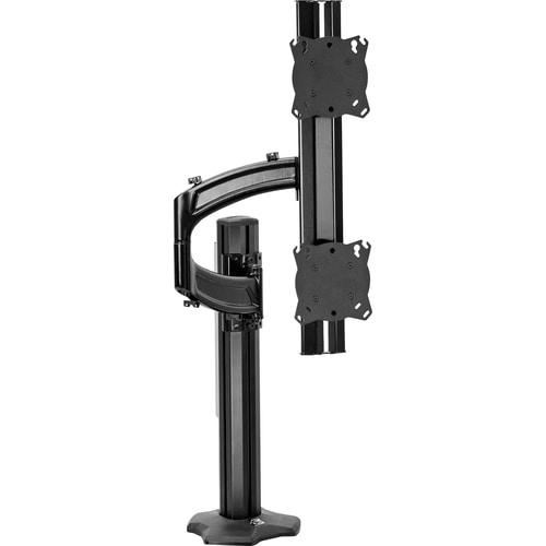 Chief KONTOUR K4G610B Desk Mount for Flat Panel Display - Black - 19" to 24" Screen Support - 90 lb Load Capacity - 75 x 75, 100 x - K4G610B