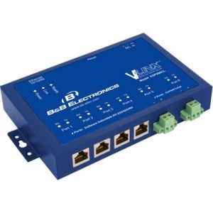 B+B SmartWorx Vlinx Ethernet Serial Server - Twisted Pair - 6 x Network (RJ-45) x Serial Port - 10/100Base-TX - Fast Ethernet - Rail-mountable, Panel-mountable - ESP906CL