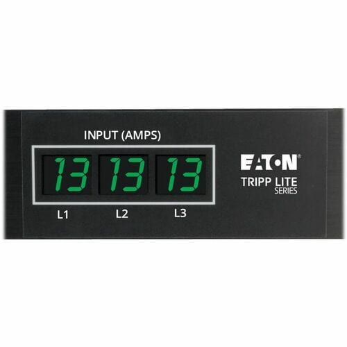 Eaton Tripp Lite Series 3-Phase Local Metered PDU, 8.6 kW, 45 208V outlets (36 C13, 9 C19), 6 ft. (1.83 m) NEMA L21-30P Input connection, TAA Compliant - - PDU3MV6L2130A - Image 3