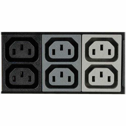 Eaton Tripp Lite Series 3-Phase Local Metered PDU, 8.6 kW, 45 208V outlets (36 C13, 9 C19), 6 ft. (1.83 m) NEMA L21-30P Input connection, TAA Compliant - - PDU3MV6L2130A - Image 6