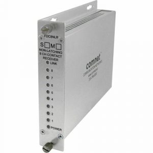 8CH CONTACT CLOSURE RECEIVER NON-LATCHING SM 1 FIBER - FDC8NLRS1
