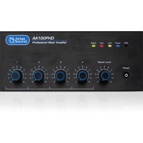 4INPUT 100W 25V/70V/4 MIXER AMPLIFIER WITH PHD AUTOMATIC - AA100PHD - Image 2
