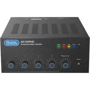 4INPUT 100W 25V/70V/4 MIXER AMPLIFIER WITH PHD AUTOMATIC - AA100PHD - Image 4