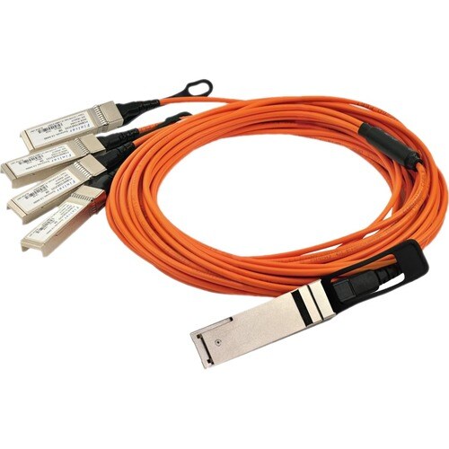 Finisar Fiber Optic Duplex Network Cable - 16.40 ft Fiber Optic Network Cable for Network Device - First End: 1 x QSFP+ Network - Male - Second End: - FCBN510QE2C05