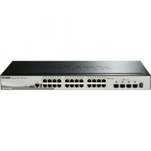 24PORT GIGABIT SMARTPRO POE+ SWITCH WITH 4 10G SFP+ - DGS-1510-28XMP