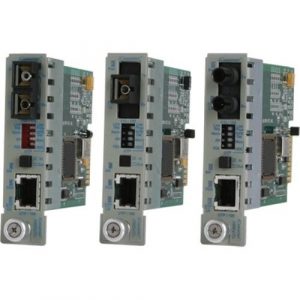 Omnitron Systems 100Base-Tx to 100Base-Fx Managed Ethernet Media Converter - 1 x Network (RJ-45) - 1 x SC Ports - SimplexSC Port - Single-mode - 0.1 mil, 0.1 - 8370-2