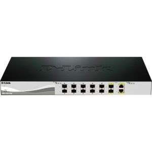 12PORT 10G SMART FIBER SWITCH 10 SFP+ AND 2 10G/SFP+ COMBO - DXS-1210-12SC