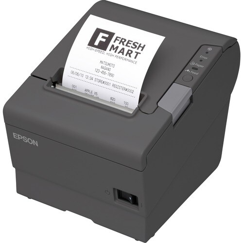 Epson TM-T88V Desktop Direct Thermal Printer - Monochrome - Receipt Print - USB - 11.81 in/s Mono - 3.15" Label Width - 11.81 in/s Mono - 3.15" Label - C31CA85A6641