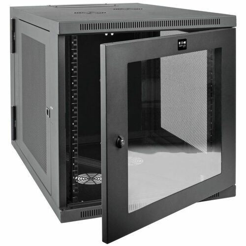 12U WALL MOUNT RACK ENCLOSURE CABINET SERVER 33IN HINGED ACRYLIC - SRW12US33G - Image 3
