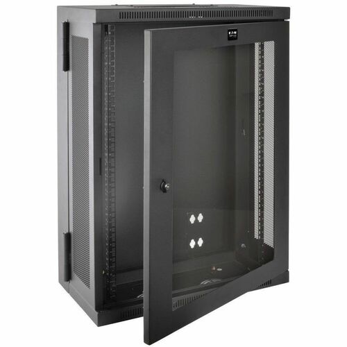 18U WALL MOUNT RACK ENCLOSURE SERVER CABINET HINGED 13IN ACRYLIC - SRW18US13G - Image 3