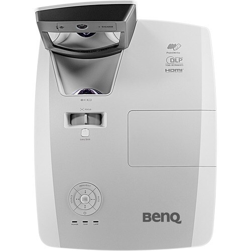 BenQ MW855UST 3D Ready DLP Projector - 16:10 - 1280 x 800 - Front, Ceiling - 720p - 3000 Hour Normal Mode - 4000 Hour Economy Mode - - MW855UST+ - Image 10