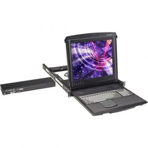 Black Box ServView 17" LCD Console Drawer with 1-Port KVM Switch - 1 Computer(s) - 17" LCD - 1280 x 1024 - 1 x USB - 1 x - KVT517A-1UV-R2.1