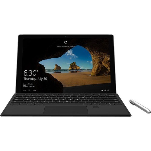 Microsoft Type Cover Keyboard/Cover Case Tablet - Black - Bump Resistant, Scratch Resistant - 8.5" Height x 11.6" Width x 0.2" Depth R9Q-00001 - R9Q-00001 - Image 2