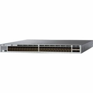 Cisco Catayst WS-C3850-48XS Layer 3 Switch – Manageable – 40 Gigabit Ethernet, 10 Gigabit Ethernet – 40GBase-X, 10GBase-X – 3 Layer Supported – Modular – Optical Fiber – - WS-C3850-48XS-E