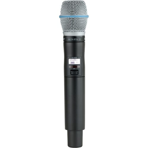 Shure Digital Handheld Transmitter with Beta 87A Capsule - 902 MHz to 928 MHz Operating Frequency - 20 Hz to 20 kHz Frequency Response - 328.08 ft Operating - ULXD2/B87A=-X52