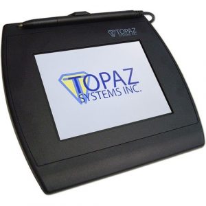 Topaz SigGemColor T-LBK57GC-BBSB-R Signature Pad - Active Pen - 4.60" x 3.40" Active Area - 5.7" LCD - Backlight - 640 x 480 - USB T-LBK57GC-BBSB-R - T-LBK57GC-BBSB-R