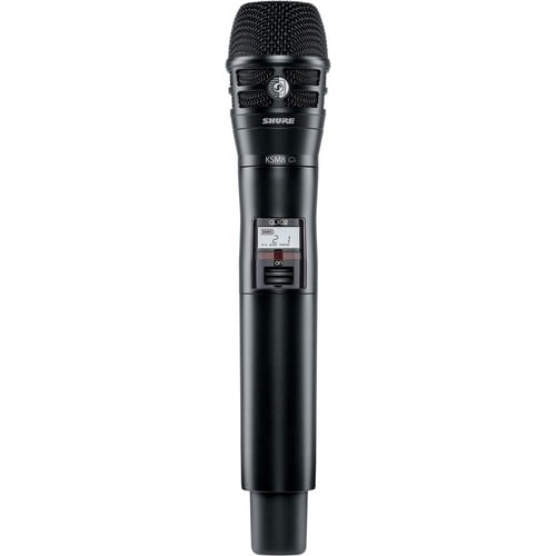 Shure QLXD2/K8 Handheld Transmitter with KSM8 Capsule - 470 MHz to 534 MHz Operating Frequency - 330.05 ft Operating Range QLXD2/K8B=-G50 - QLXD2/K8B=-G50