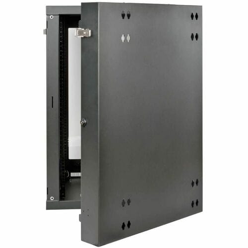 18U WALL MOUNT RACK ENCLOSURE CABINET HINGED DEEP ACRYLLIC WINDOW - SRW18USDPG - Image 4