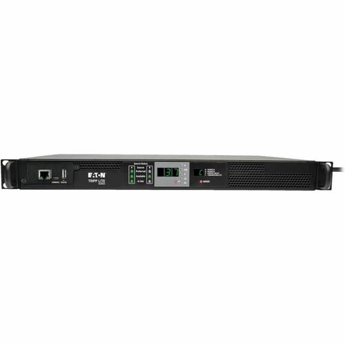 Eaton Tripp Lite Series 3.8kW Single-Phase Monitored Automatic Transfer Switch PDU, 2 200-240V IEC309 16A Blue Inputs, 1 IEC309 16A Blue Outlet, 1U - IEC 60309 16A Blue - PDUMNH16HVAT - Image 2