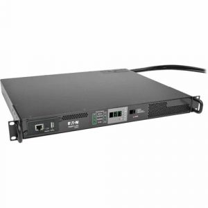 Eaton Tripp Lite Series 3.8kW Single-Phase Monitored Automatic Transfer Switch PDU, 2 200-240V IEC309 16A Blue Inputs, 1 IEC309 16A Blue Outlet, 1U - IEC 60309 16A Blue - PDUMNH16HVAT