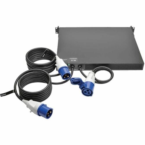 Eaton Tripp Lite Series 3.8kW Single-Phase Monitored Automatic Transfer Switch PDU, 2 200-240V IEC309 16A Blue Inputs, 1 IEC309 16A Blue Outlet, 1U - IEC 60309 16A Blue - PDUMNH16HVAT - Image 5