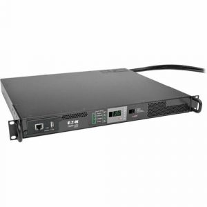 Eaton Tripp Lite Series 3.8kW Single-Phase Monitored Automatic Transfer Switch PDU, 2 200-240V 16A L6-20P Inputs, 1 L6-20R Outlet, 1U - 3.80 kVA - 1U PDUMNH20HVAT - PDUMNH20HVAT