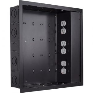 IN-WALL LARGE BLK W/ SURGEX 3 OUTLETS - PAC526FBP6