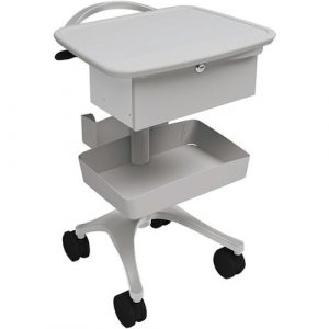 Anthro Zido Phlebotomy Cart Package - 1 Drawer - 118 lb Capacity - 4 Casters - 4" Caster Size - Medium Density Fiberboard (MDF), Cast Metal - 40" - BZD04CG/CG4