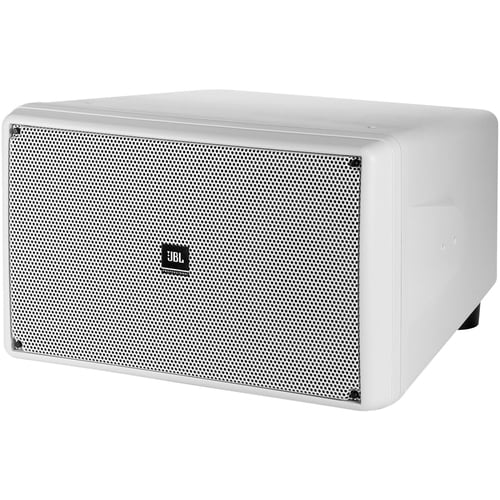 JBL Professional CONTROL SB2210 Outdoor Ceiling Mountable, Floor Standing, Wall Mountable Woofer - 500 W RMS - White - 2000 W (PMPO) - 10" Fiberglass Woofer, Cone - CONTROL SB2210-WH