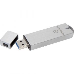 128GB IRONKEY ENT S1000 ENCRYPTED USB 3.0 FIPS L3 LICS R - IKS1000E/128GB