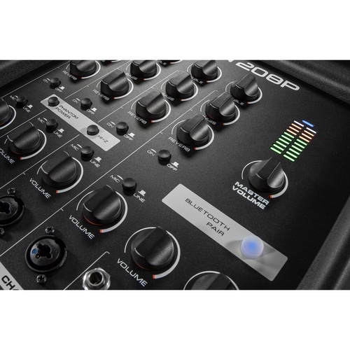JBL 8" Packaged PA System With 8-channel Integrated Mixer - 300 W Amplifier - Cable Microphone - AC Supply - Built-in Amplifier - 2 x Speakers - 1 - EON208P - Image 8
