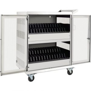 32PORT AC CHARGING CART STATION CHROMEBOOK LAPTOP TABLET WHITE - CSC32ACW