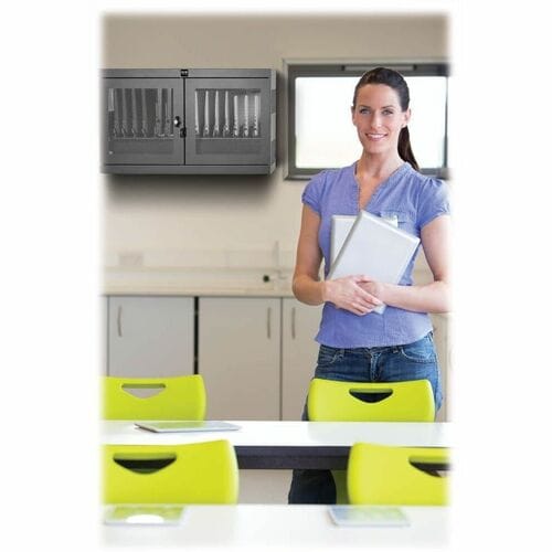 16 PORT CHARGING STATION CART AC CHROMEBOOKS LAPTOPS TABLETS - CSC16AC - Image 7